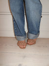 Yasmin woven mules – Beige