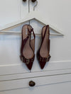 Bobla heels with buckle – Bordeaux