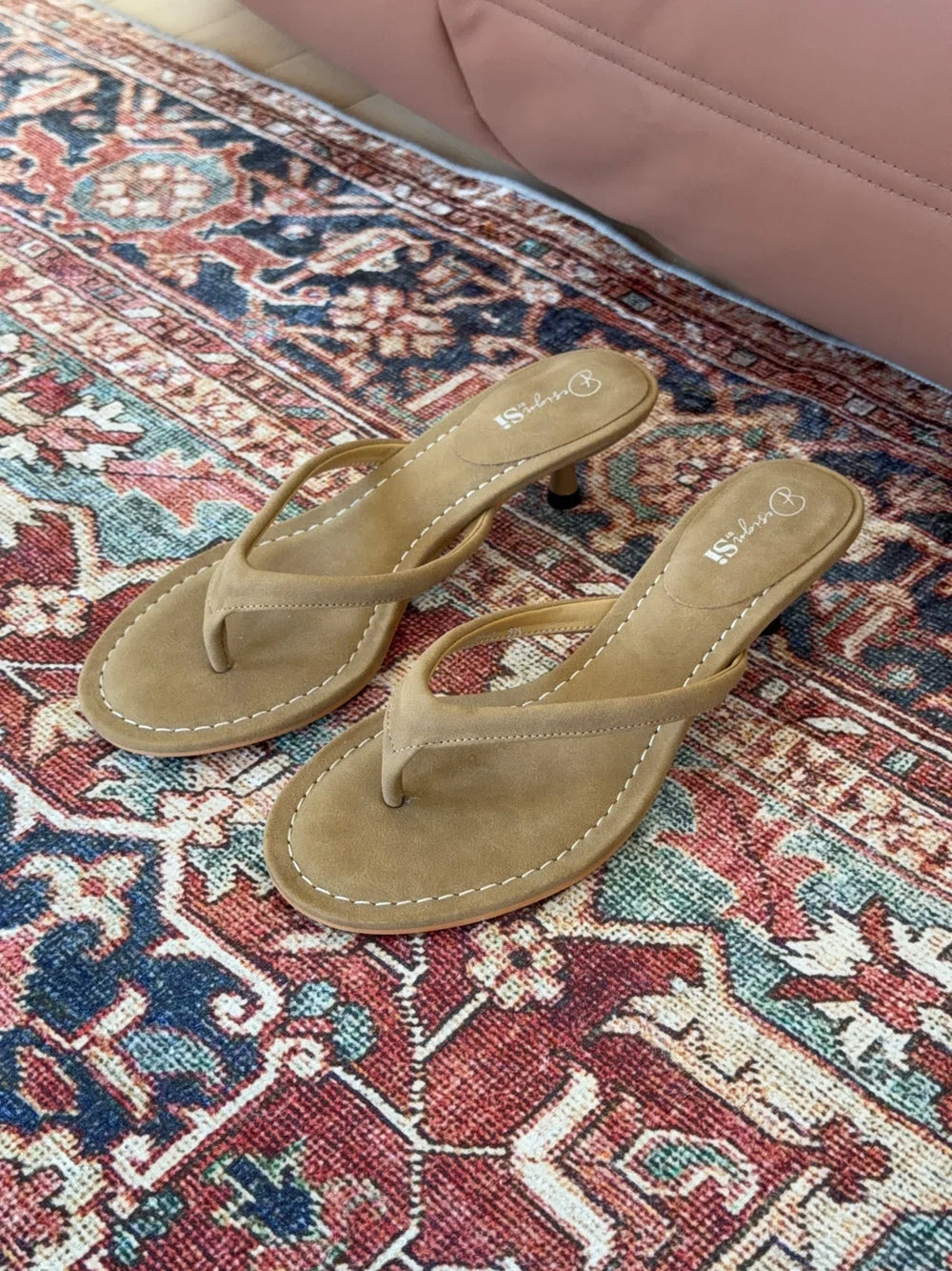 Nadira heeled sandal - Light brown