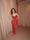 Malie glitter skirt - Red