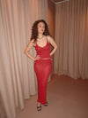 Malie glitter skirt - Red