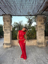 Marisol skirt in lace - Red