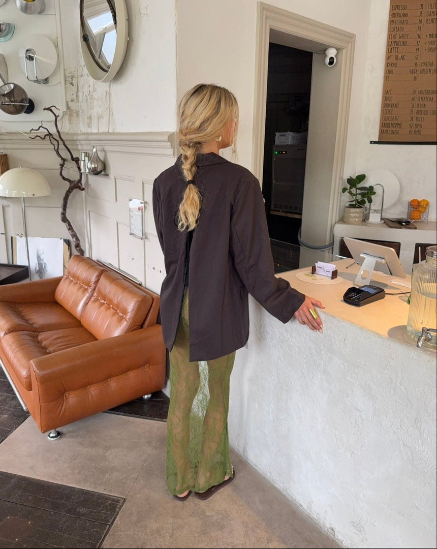 Lovine skirt with lace – Green
