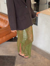 Lovine skirt with lace – Green