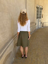 Fimana skirt with buttons - Khaki