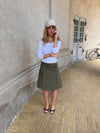 Fimana skirt with buttons - Khaki