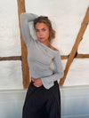 Aven one shoulder - Light grey