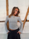 Aven one shoulder - Light grey