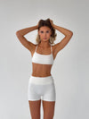 Bonded open back top - Marshmellow