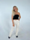 Camille canvas pants - off white