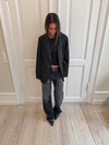 Anine pinstripe blazer/jacket - Black