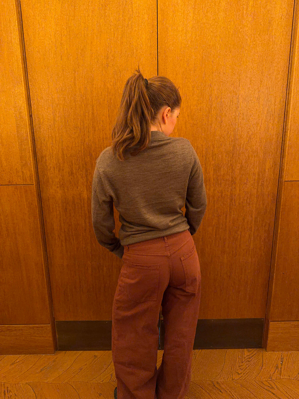 Jajana polo knit - Brown