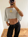 Scandivv poncho with glitter – Silver