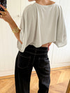 Scandivv poncho with glitter – Silver