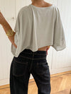 Scandivv poncho with glitter – Silver