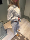 Esme pyjamas set - Off White/Blue