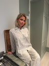 Esme pyjamas set - Off White/Blue