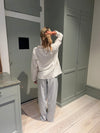 Kallie pyjamas set with cherries - White/Blue