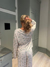 Linnea pyjamas blouse with bows - Off white