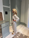 Linnea pyjamas pants with bows - Off white