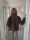 Dalila suede jacket - Brown