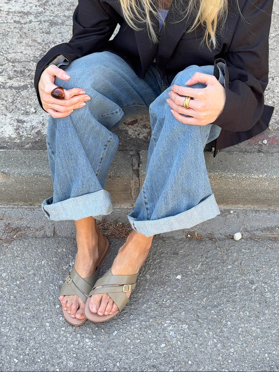 Kalinia sandals – Green