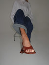 Bridget sandals with heal - Brown