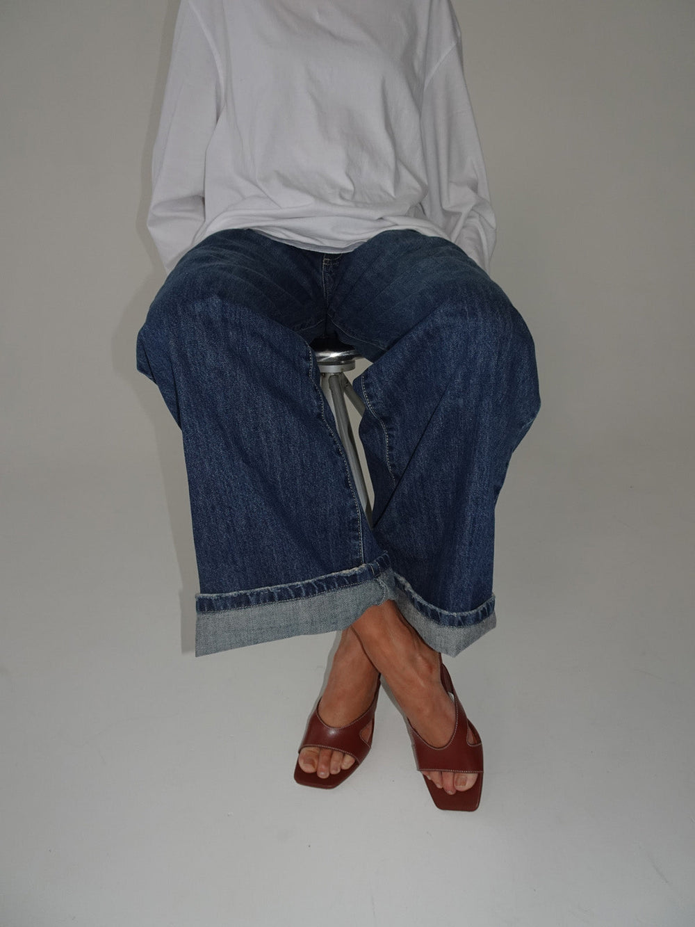 Bridget sandals with heal - Brown