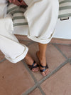 Figma sandals – Dark brown/beige