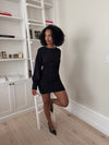 Anna Olympia scrunch dress - Black