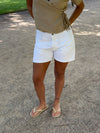 Filine shorts - White denim