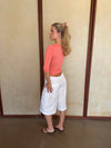 Darly cargo shorts - White