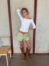 Filippa shorts with buckle - Green