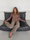 Rydera flannel shirt - Red/Brown/white