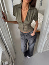 Kartia fitted shirt - Khaki