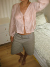 Kirstin shirt with tie details – Pink
