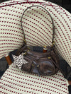 Shanghai shoulder bag - Brown/gold