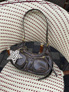 Shanghai shoulder bag - Brown/gold
