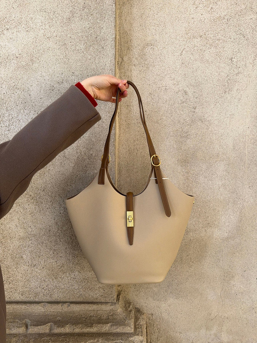 Brasília shoulder bag - Beige