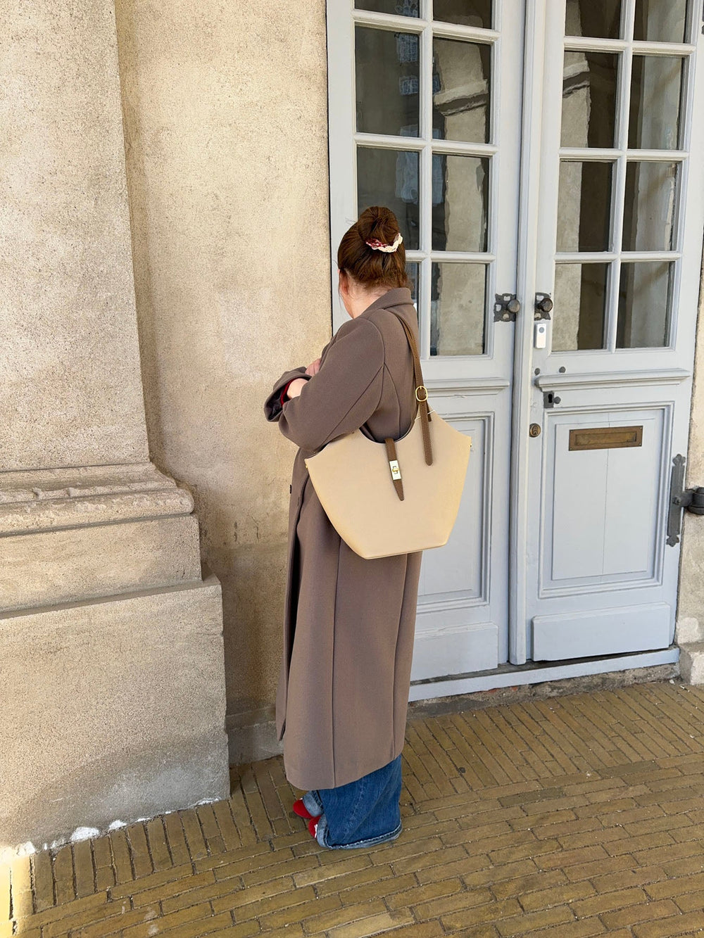 Brasília shoulder bag - Beige