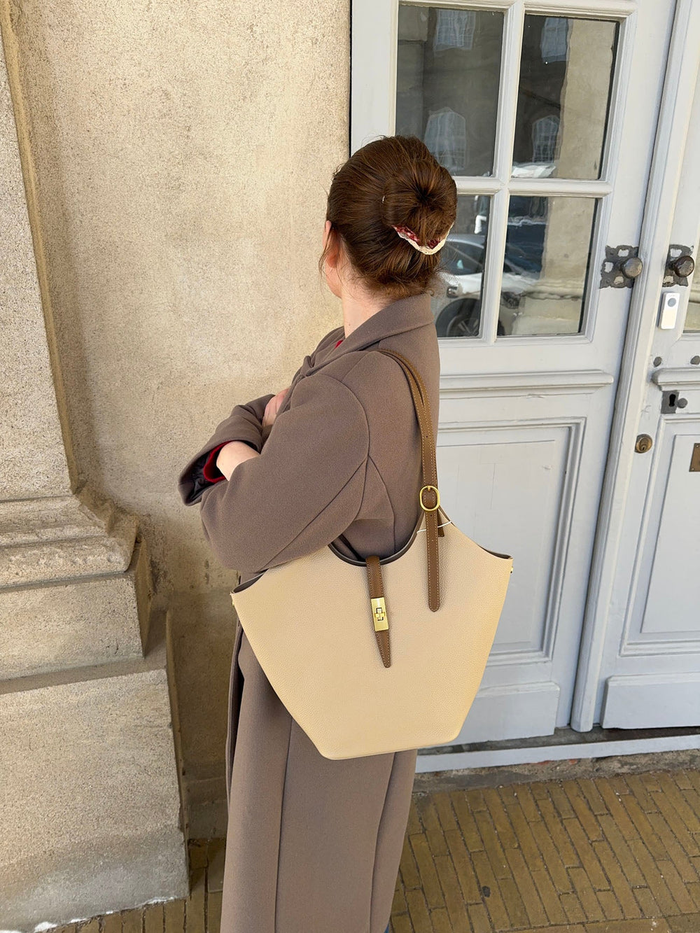 Brasília shoulder bag - Beige