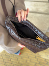 Brooklyn woven bag - Burgundy