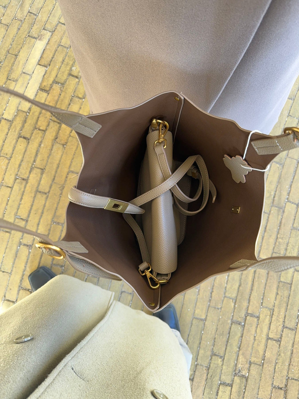 Brasília shoulder bag - Khaki
