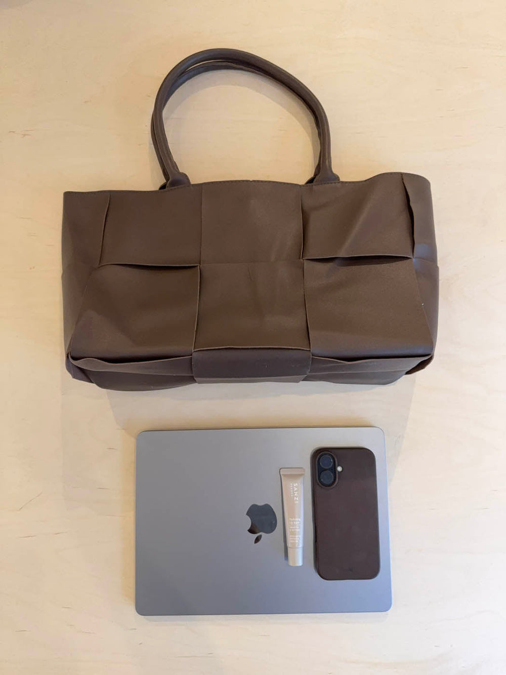 Kaia shoulder bag - Brown