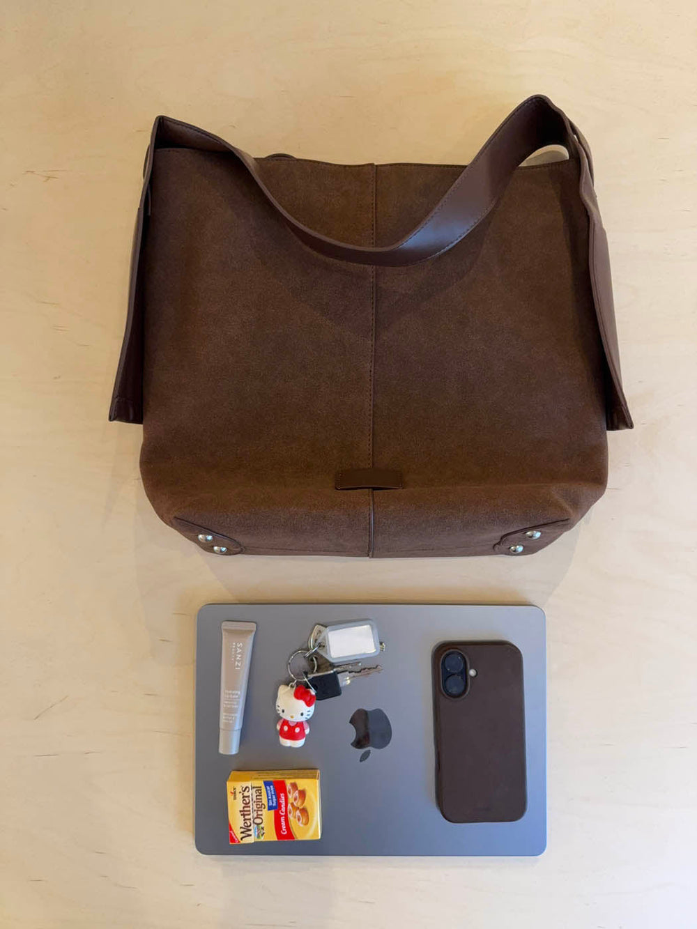 Sile shoulder bag - Brown