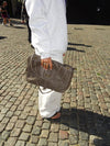 Vilo shoulder bag with buckle - Brown