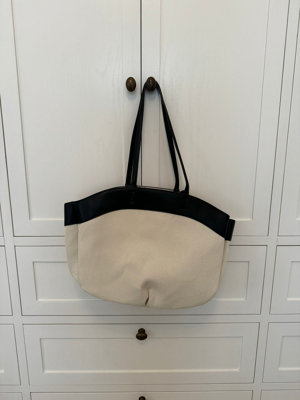 Dehli shoulder bag - Off white/black