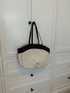 Dehli shoulder bag - Off white/black