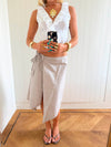 Scandivv wrap skirt - Beige