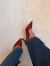 Ydun slingback heels with details - Red